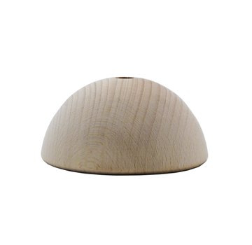 Kynda Light Wooden Ceiling Rose 'Woody' Spherical - Ø95mm