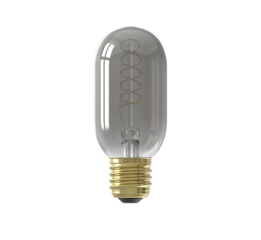 LED lamp Flex Filament - Tube T45 - 4W E27 - 1800 K - Dimmable | Titanium