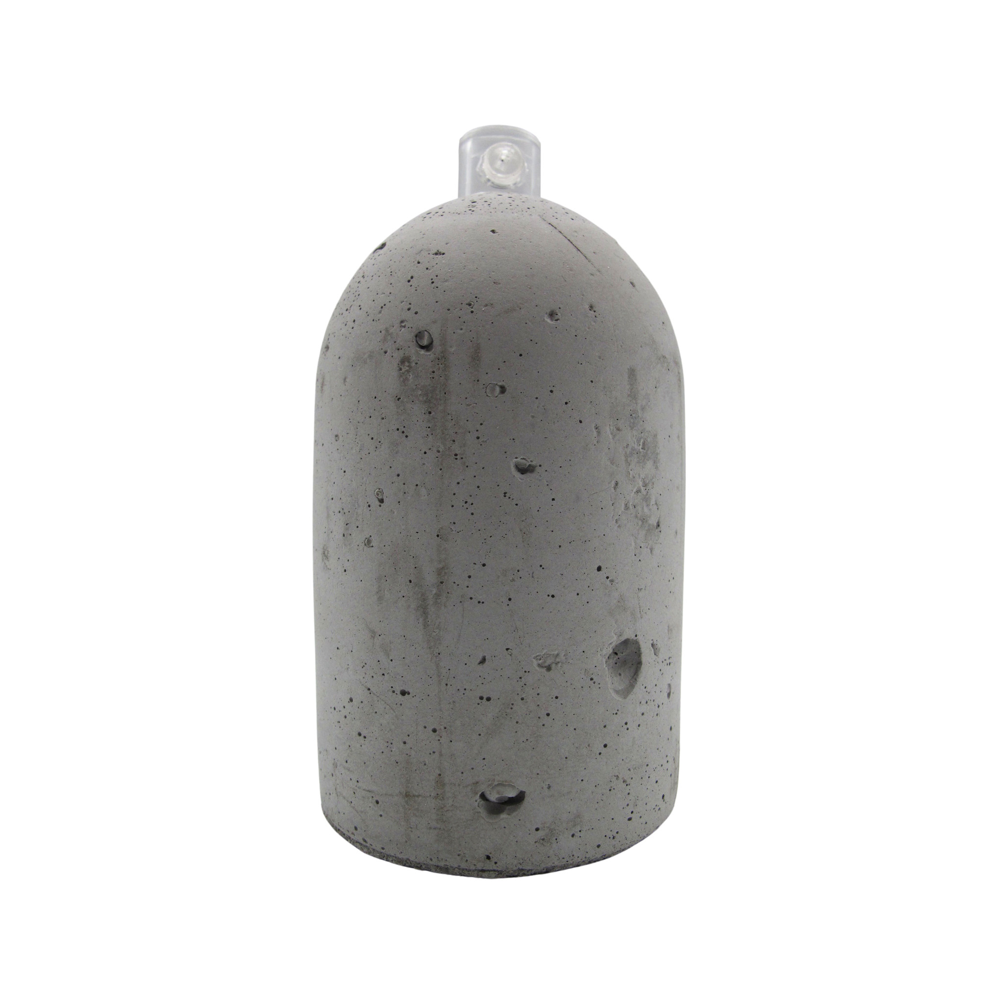 veer Mangel volgorde Betonnen fitting 'Per' met industriële look in grijs beton (E27) - Kynda  Light