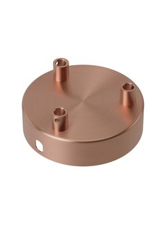 Calex Calex Metal Ceiling Rose - 3 cord | Copper