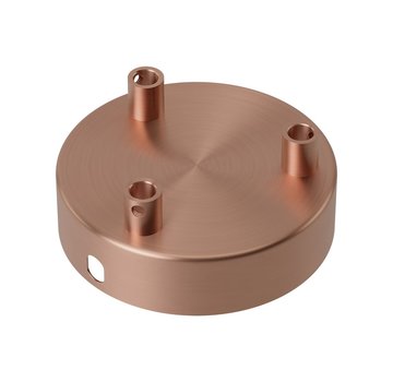 Calex Calex Metal Ceiling Rose - 3 cord | Copper