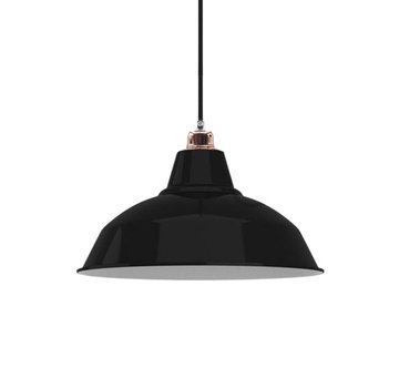 Kynda Light Lampenschirm industriell 'Eris' Metall | Schwarz