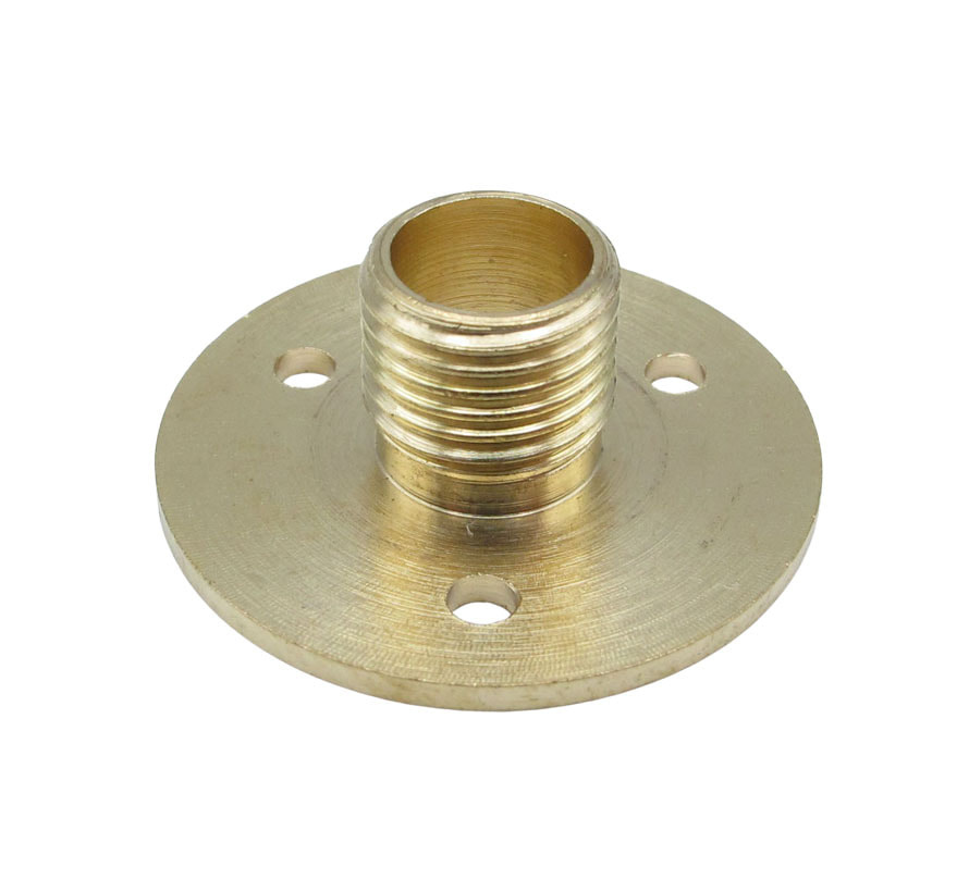 Nipple plate M10x1 threaded rod with 3 mounting holes