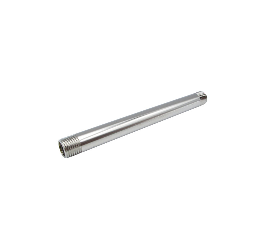 Pendulum tube 100mm - M10 - iron nickel plated - polished