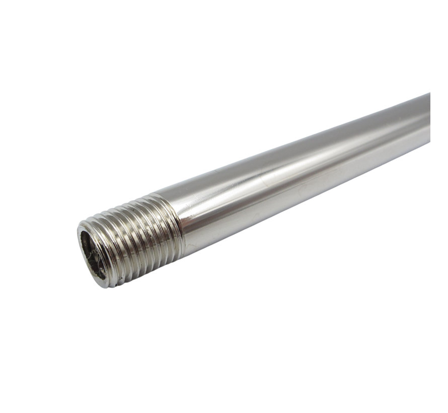 Pendulum tube 150mm - M10 - iron nickel plated - polished