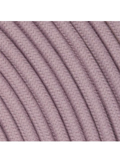 Kynda Light Textilkabel Lavendel - rund, leinen