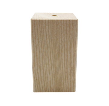 Kynda Light Wooden Lamp Holder 'Woody' Square large