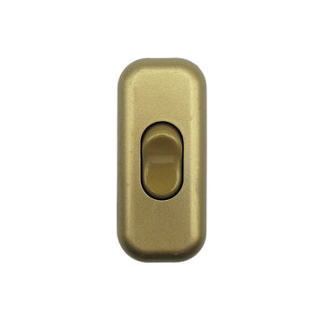 Kynda Light Cord switch (2-pole - with extra Terminal block) | Gold