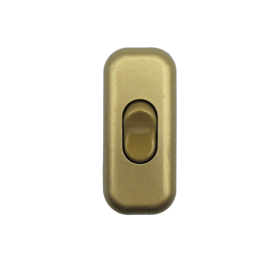 Kabelschalter Gold | 2-polig