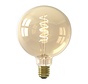 LED lamp Curved goud G125 Globe E27