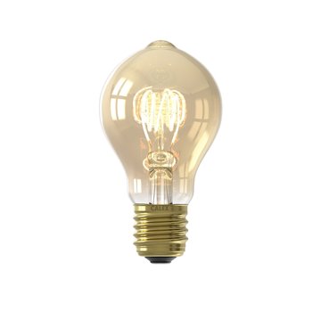 Calex LED-Lampe  Curved Gold A60DR Birne E27