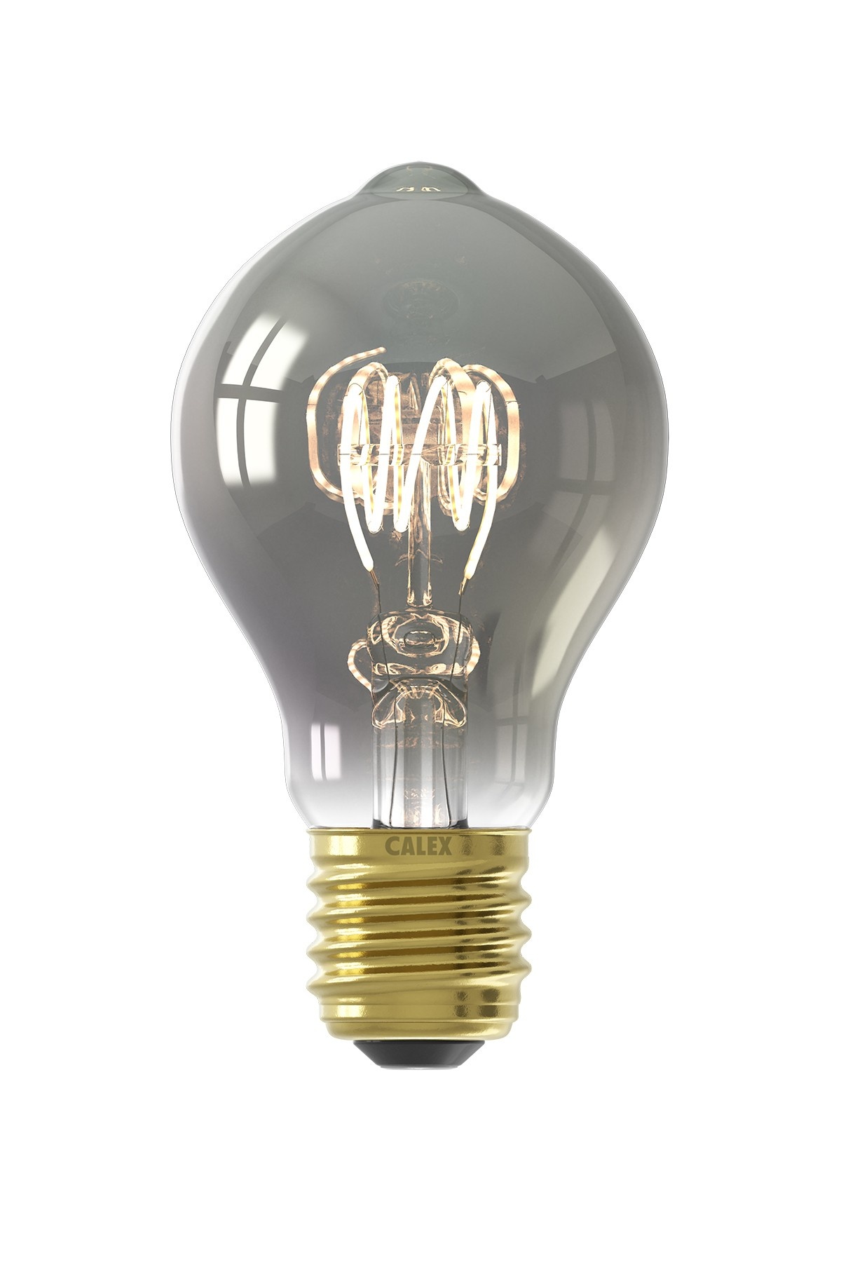 magneet compleet Psychologisch Flex LED lamp peer-model Titanium Calex (A60DR E27 4W) - Kynda Light