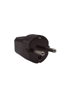 Kaiser Plug round (grounded / pinmass) NL+BE | Brown