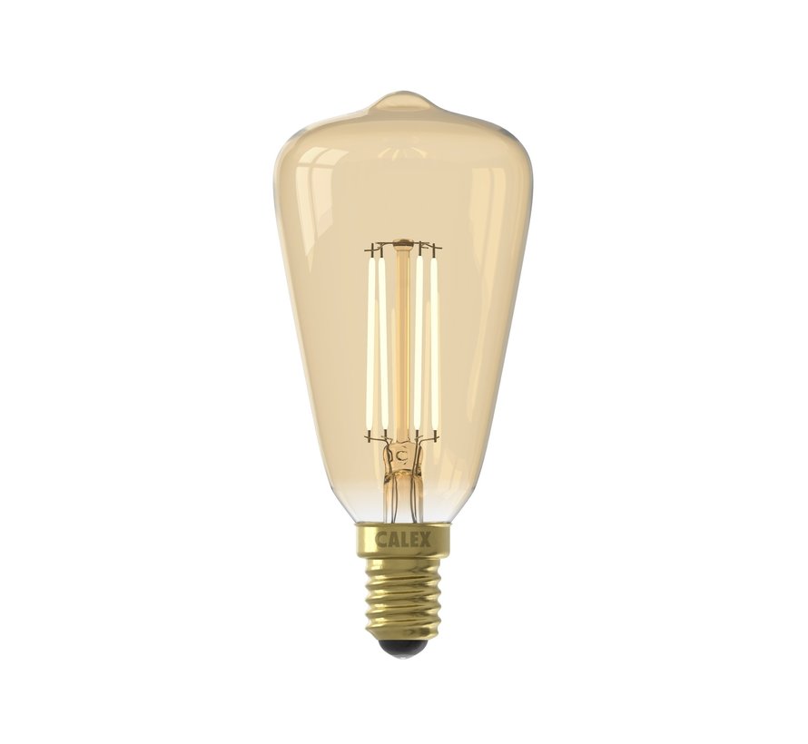 LED lamp goud - Rustieklamp ST48 - 3.5W E14 - 2100K - Dimbaar