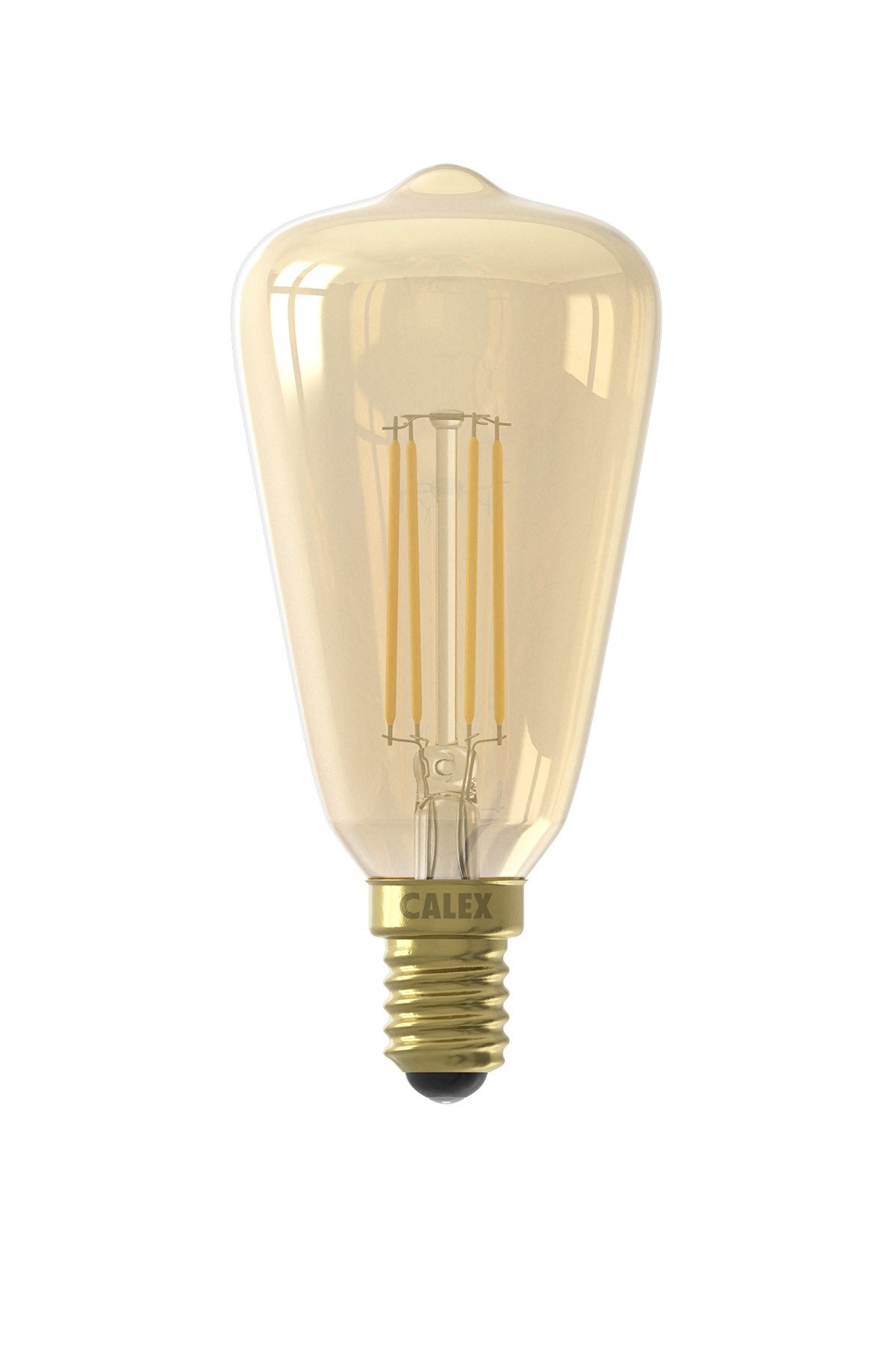 teugels Avondeten nicht Calex LED lamp goud - Rustiek - 3,5W - E14 - Dimbaar - Kynda Light