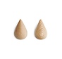 Dropit Hooks - Wooden drop-shaped hooks - Large - set 2 pieces | Oak