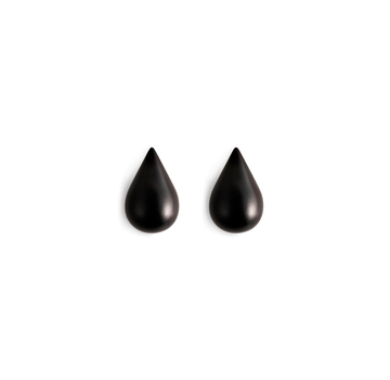 Normann Copenhagen Dropit Hooks - set 2 pieces | Black (Small)