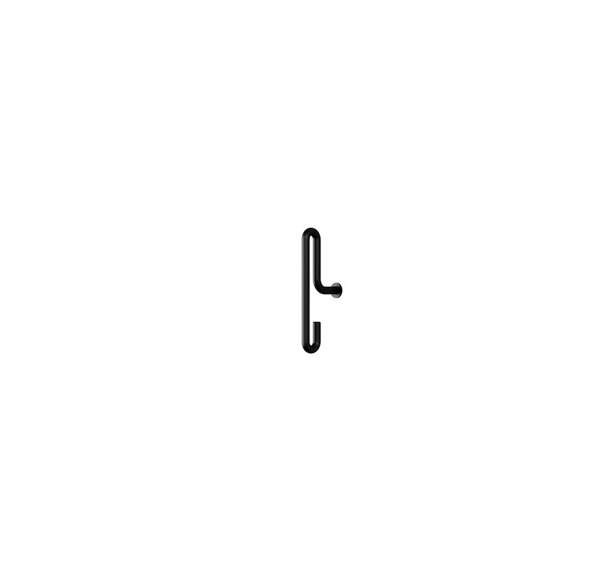 Wall hook - small (S) - set 2 pieces | Black