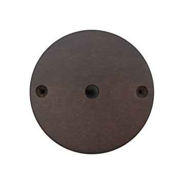 Kynda Light Plafondkap 'Woody Dark' rond hout - 1 snoer - Ø95mm