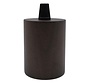 Wooden Lamp Holder 'Woody Dark' Cylinder E27