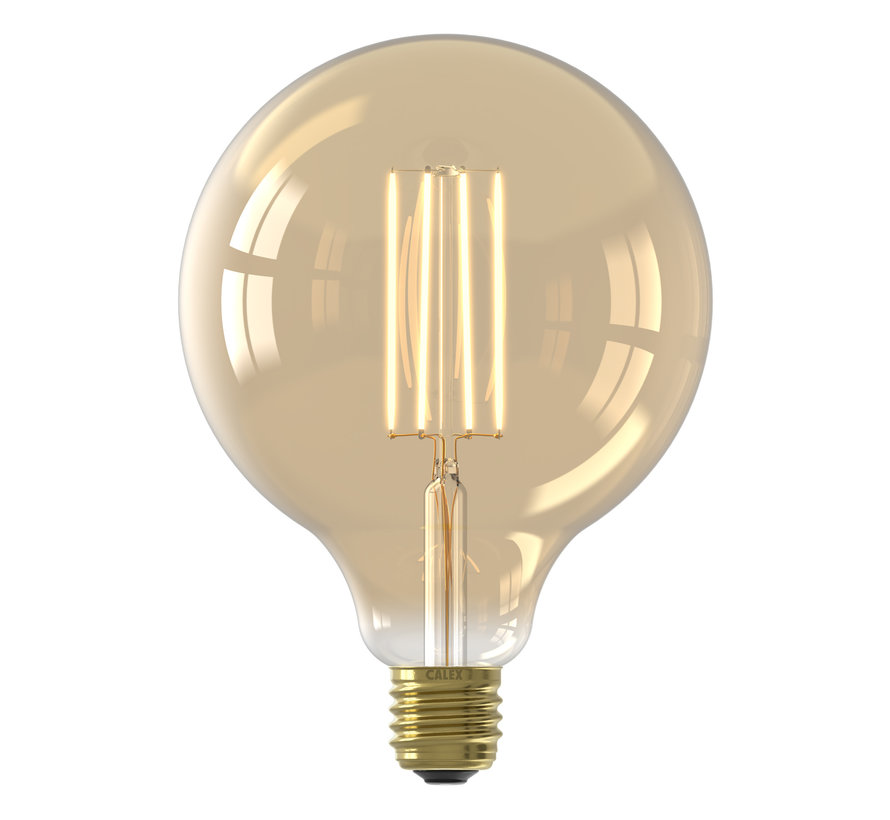 Gold LED Bulb G125 Globe E27
