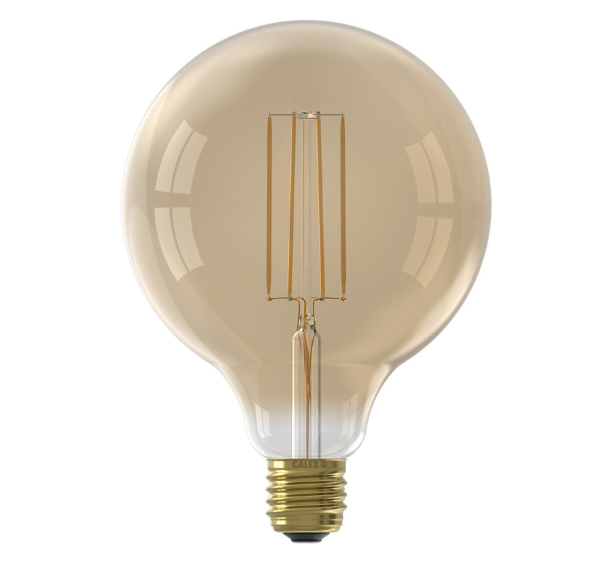 Gold LED Bulb G125 Globe E27