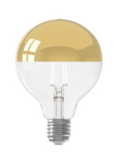 Calex LED light Filament - Globe G95 - 3,5W E27 | Bowl-mirror Lamp Gold