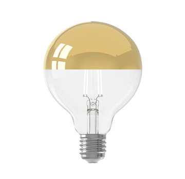 Calex LED-Lampe Filament - Halbspiegel G95 - E27 | Gold