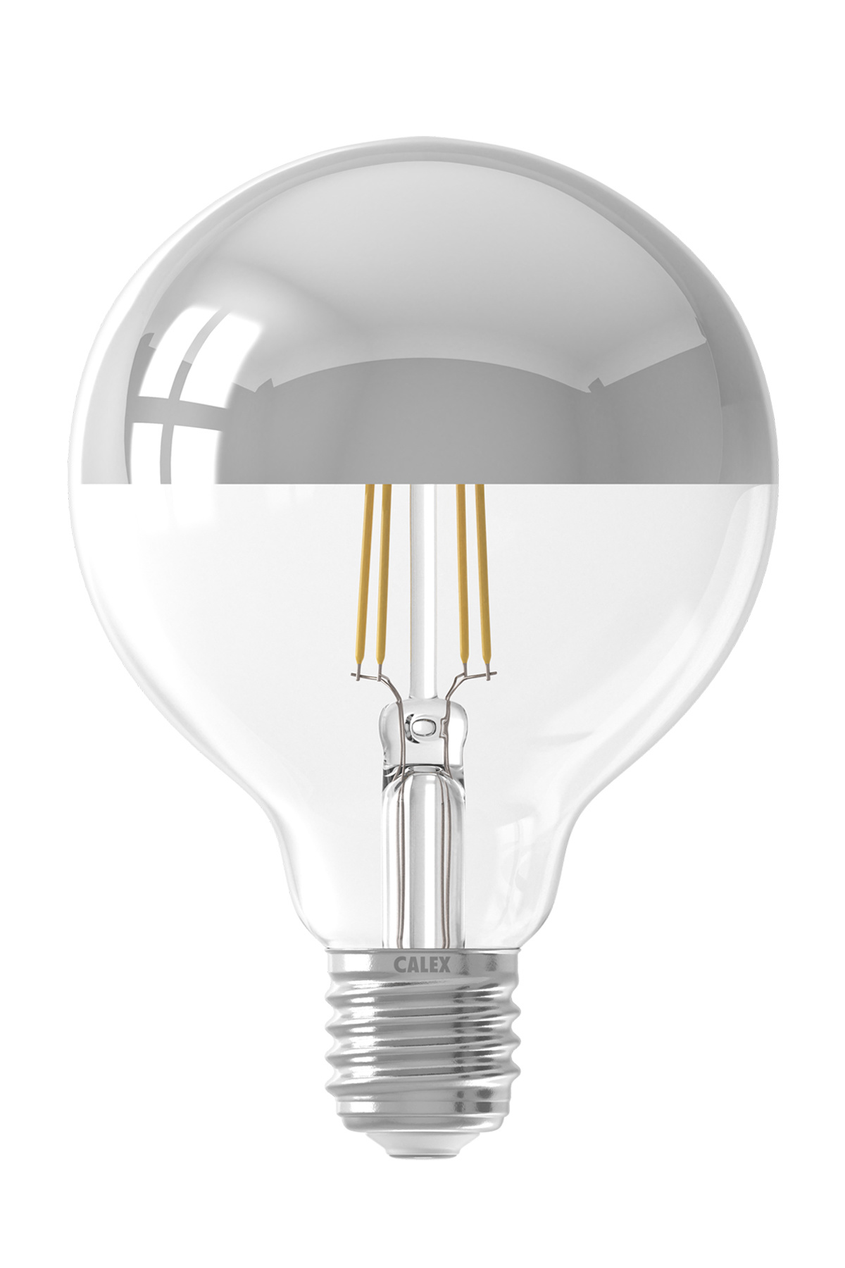 Roman daar ben ik het mee eens deur Calex LED Filament - Kopspiegel Globe G95 - E27 - Dimbaar | Zlilver - Kynda  Light