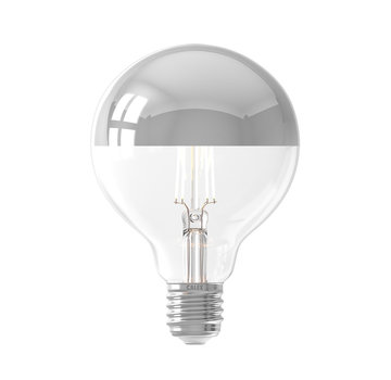 Calex LED lamp - Globe G95 - E27 | Kopspiegel Zilver