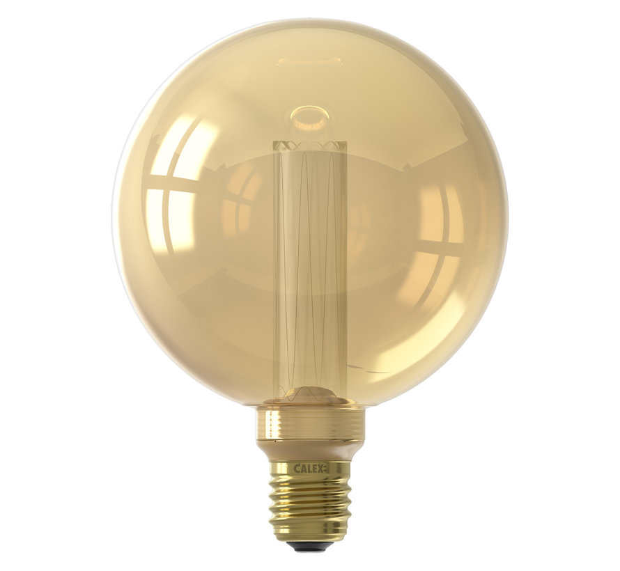 LED light Filament - Crown Gold - Globe G125 - E27 - 3,5W - 120 lm -1800K - Dimmable