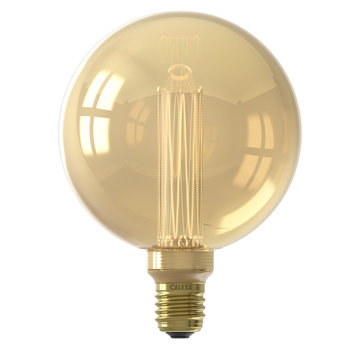 Calex LED lamp - Crown G125 Globe - E27 | Goud