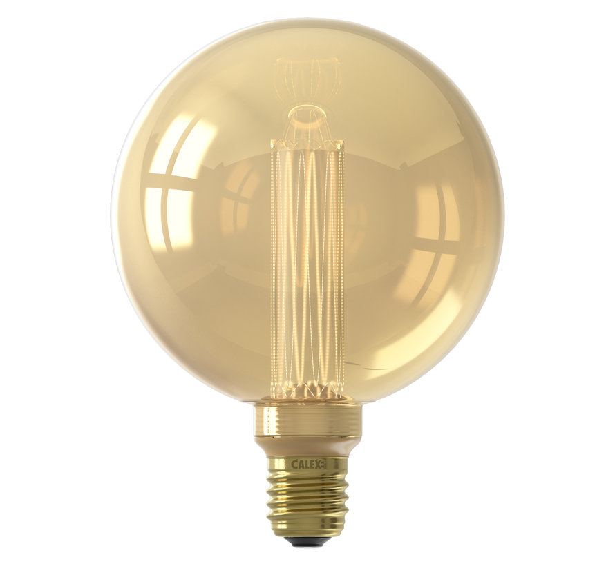 LED-Lampe Filament - Crown Gold - Globe G125 - E27 - 3,5 W - 120 lm - 1800K - Dimmbar