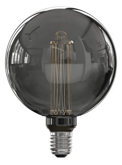 Calex LED light Filament - Crown G125 Globe - E27 | Titanium