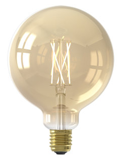 Calex SMART LED lamp - G125 Globe - E27/7W | Goud
