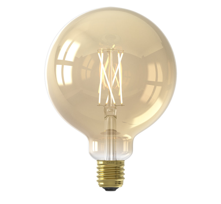 SMART LED Light Bulb Gold Globe Lamp - G125 - E27 - 220-240V - 7W - 806lm - 1800-3000K