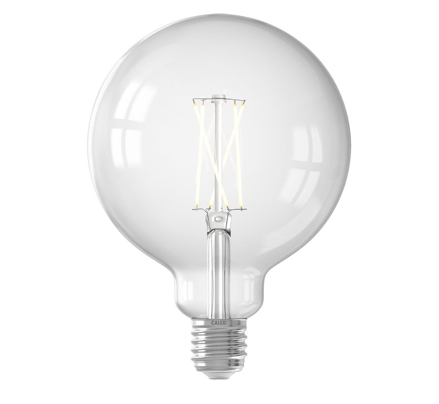 SMART LED Light Bulb Clear Globe Lamp - G125 - E27 - 220-240V - 7,5W - 1055lm - 1800-3000K