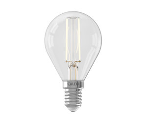 Modderig Ashley Furman rib Calex LED lamp helder - Kogellamp - 3,5W E14 2700K - Dimbaar - Kynda Light