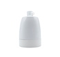 Porcelain Lamp Holder 'Loki' E27 (grounded) | White