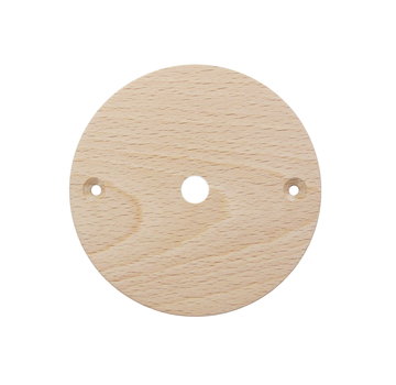 Kynda Light Wooden Ceiling Rose 'Woody' Round - Ø95mm