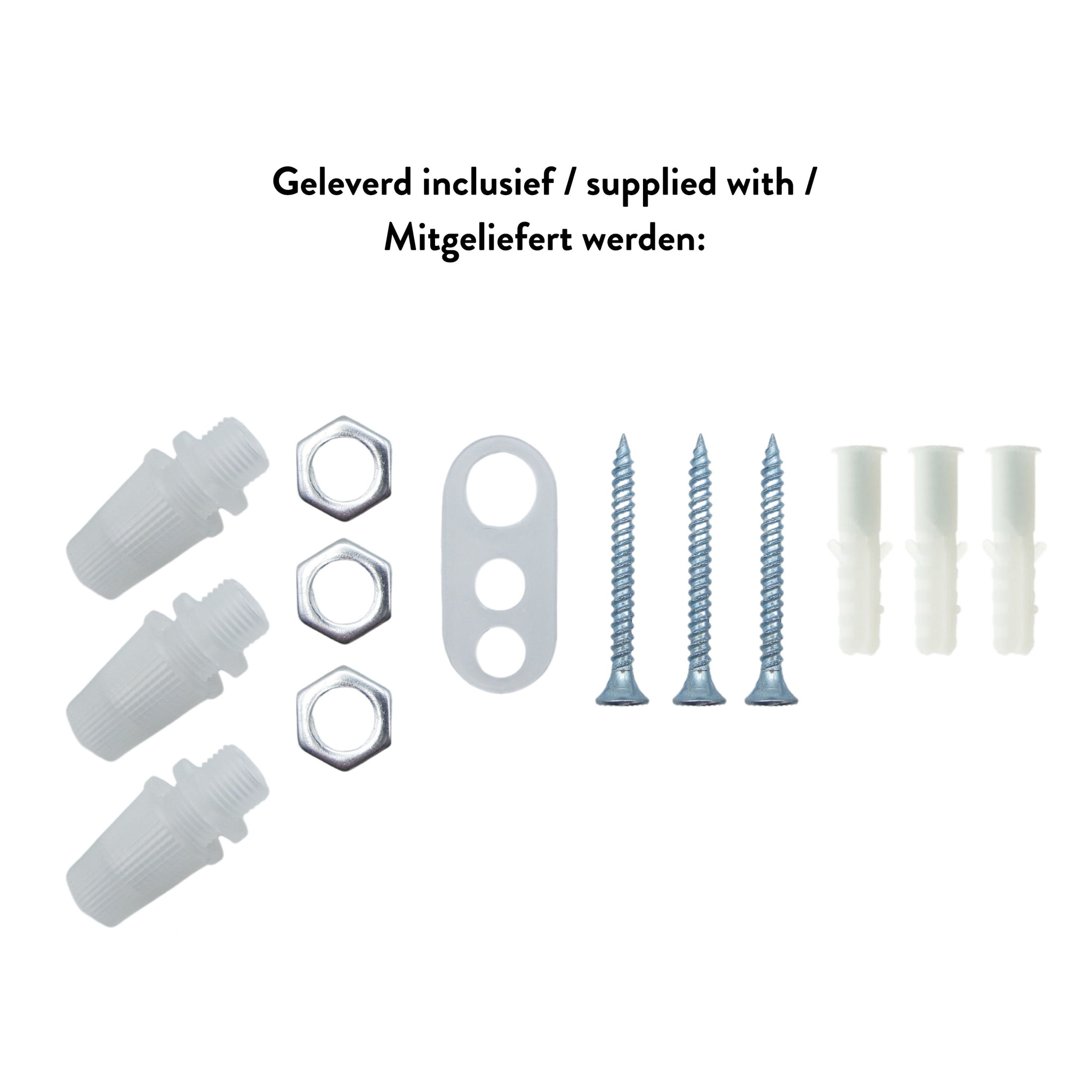 WAGO connector kit compatible with 3x cable for 2 hole ceiling rose