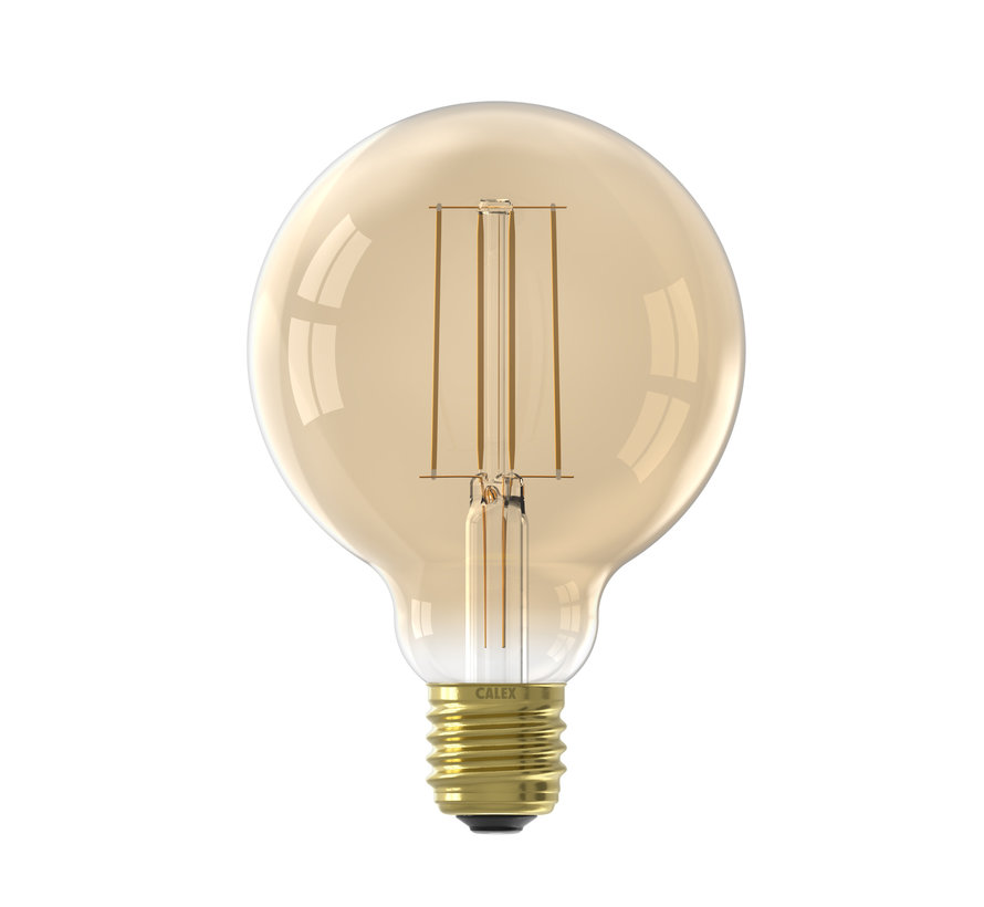 LED lamp goud G95 Globe E27