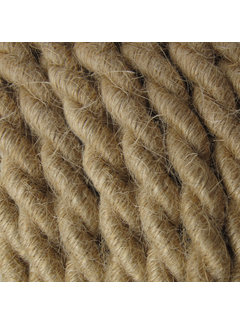 Kynda Light Fabric Cord Jute - twisted, raw yarn - ø12mm