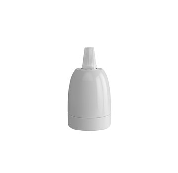 Calex Porcelain Lamp Holder - E27 | White