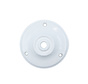 Porcelain Ceiling Rose - Ø104 mm - 1 cord - White