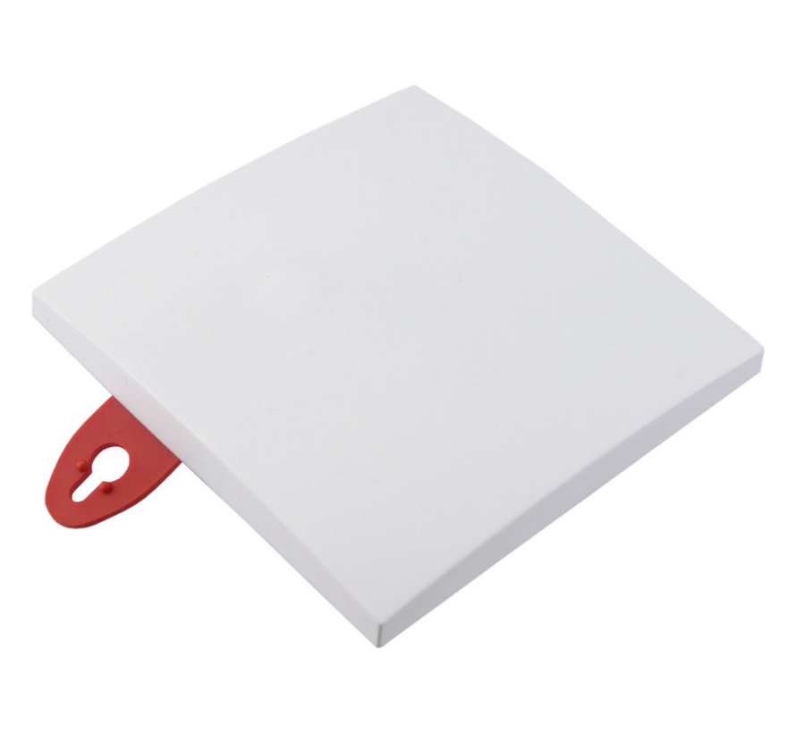 Attema Deckenabdeckplatte weiß quadratisch - 2-teilig - 110x110mm