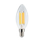LED Filament Kaarslamp Helder - E14 - 5W - 480lm - 2700K - warm wit - dimbaar