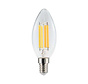 LED Filament Kerzenlampe Klar - E14 - 5W - 480lm - 2700K - dimmbar