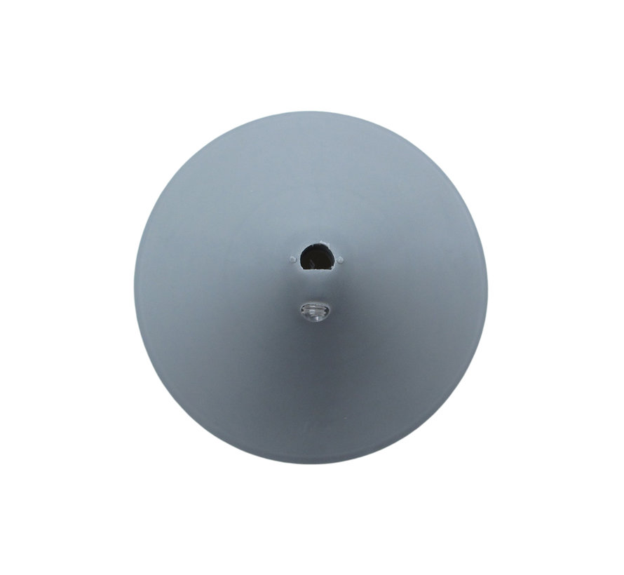 Ceiling rose plastic conical 'Axell' - 1 cord - Ø120mm | Grey