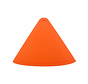 Ceiling rose plastic conical 'Axell' - 1 cord - Ø120mm | Orange